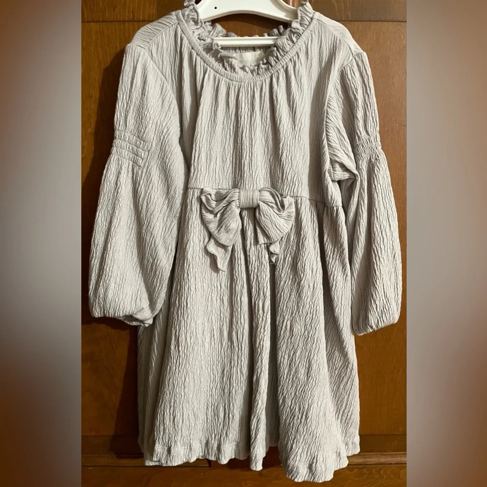 EUC mabel + honey 3T Remy Bow Woven Dress